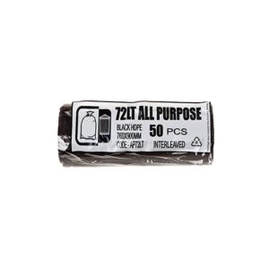 72L Black Garbage Bags AP - Roll