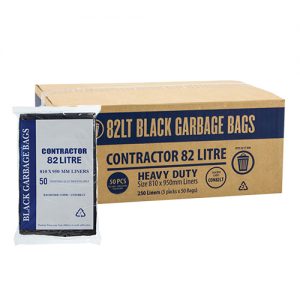 82L Black Garbage Bags HD