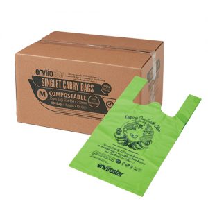 Compostable Singlet Bags 35um Medium