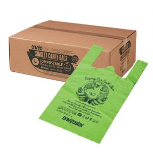 Compostable Singlet Bags 35um Large