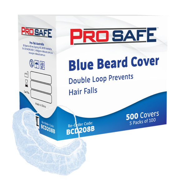 ProSafe Beard Covers Blue - BCD208B