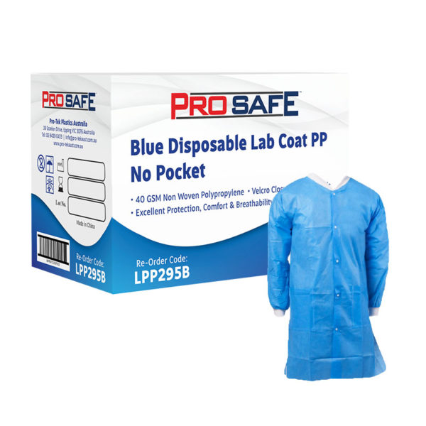 ProSafe Blue Disposable Lab Coat - LPP295B