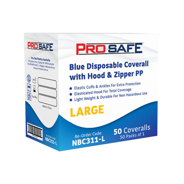 ProSafe Blue Disposable Coverall PP - NBC311 - Image 4