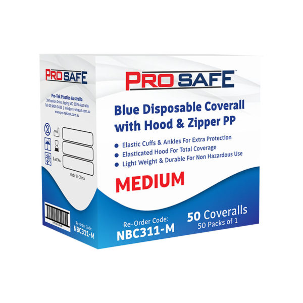 ProSafe Blue Disposable Coverall PP - NBC311 - Image 3