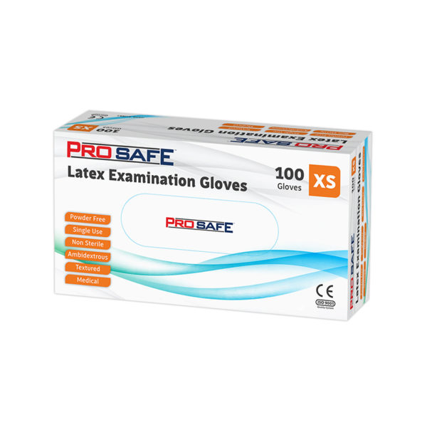 ProSafe Latex Examination Gloves Powder Free